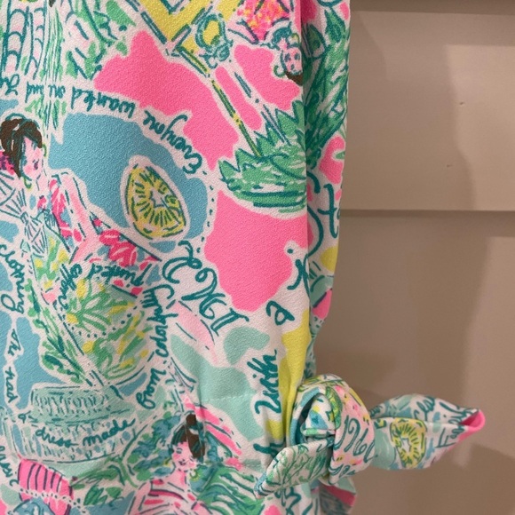 Lilly Pulitzer Marli Stretch Shift Dress Size 2 Pop Up in the Beginning Print - Picture 6 of 14